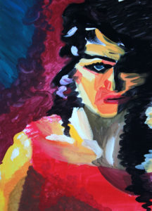 Autorretrato 27      -      30 x 42 cm      -      Gouache sur papier